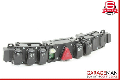 00-02 Mercedes W220 S500 Center Dash ESP Hazard Light Door Lock Switch Control