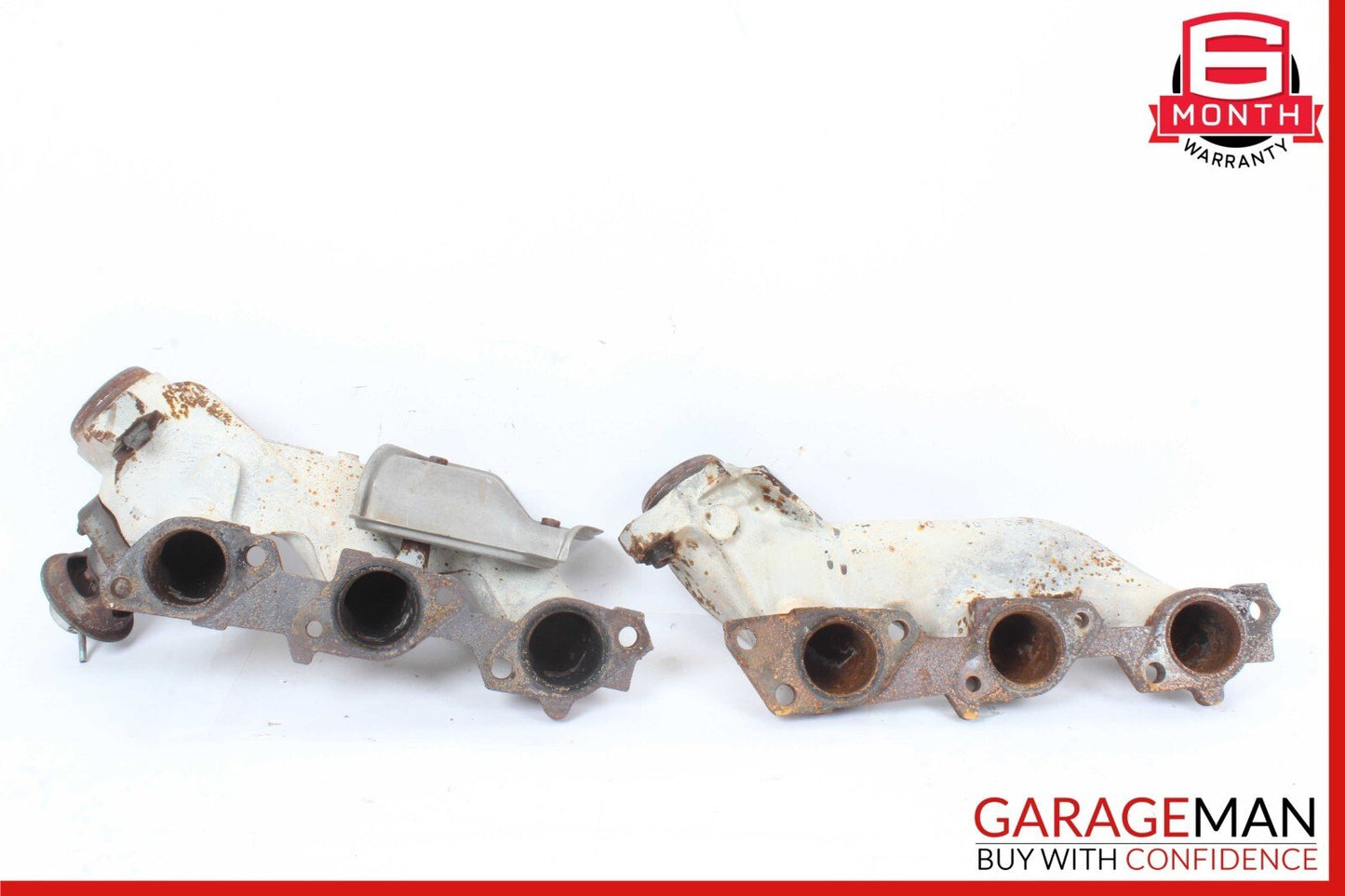 86-93 Mercede W124 300E 300SEL Rear Side Exhaust Manifold Header Set of 2 Pc OEM