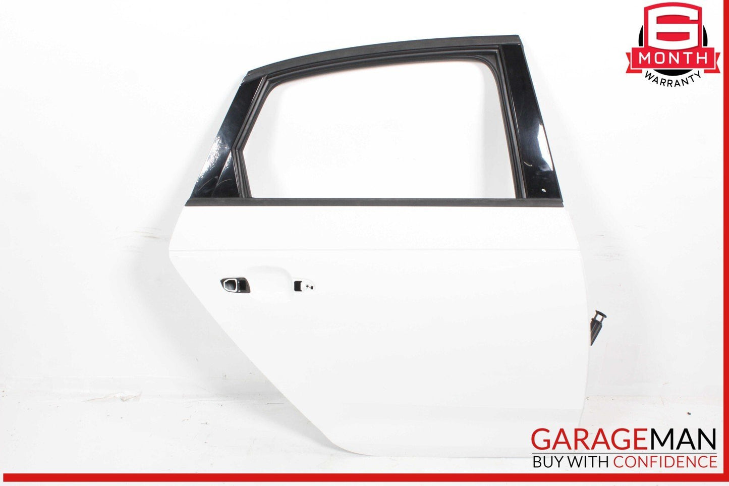 17-19 Audi A4 Sedan Door Shell Rear Right Passenger Side White OEM