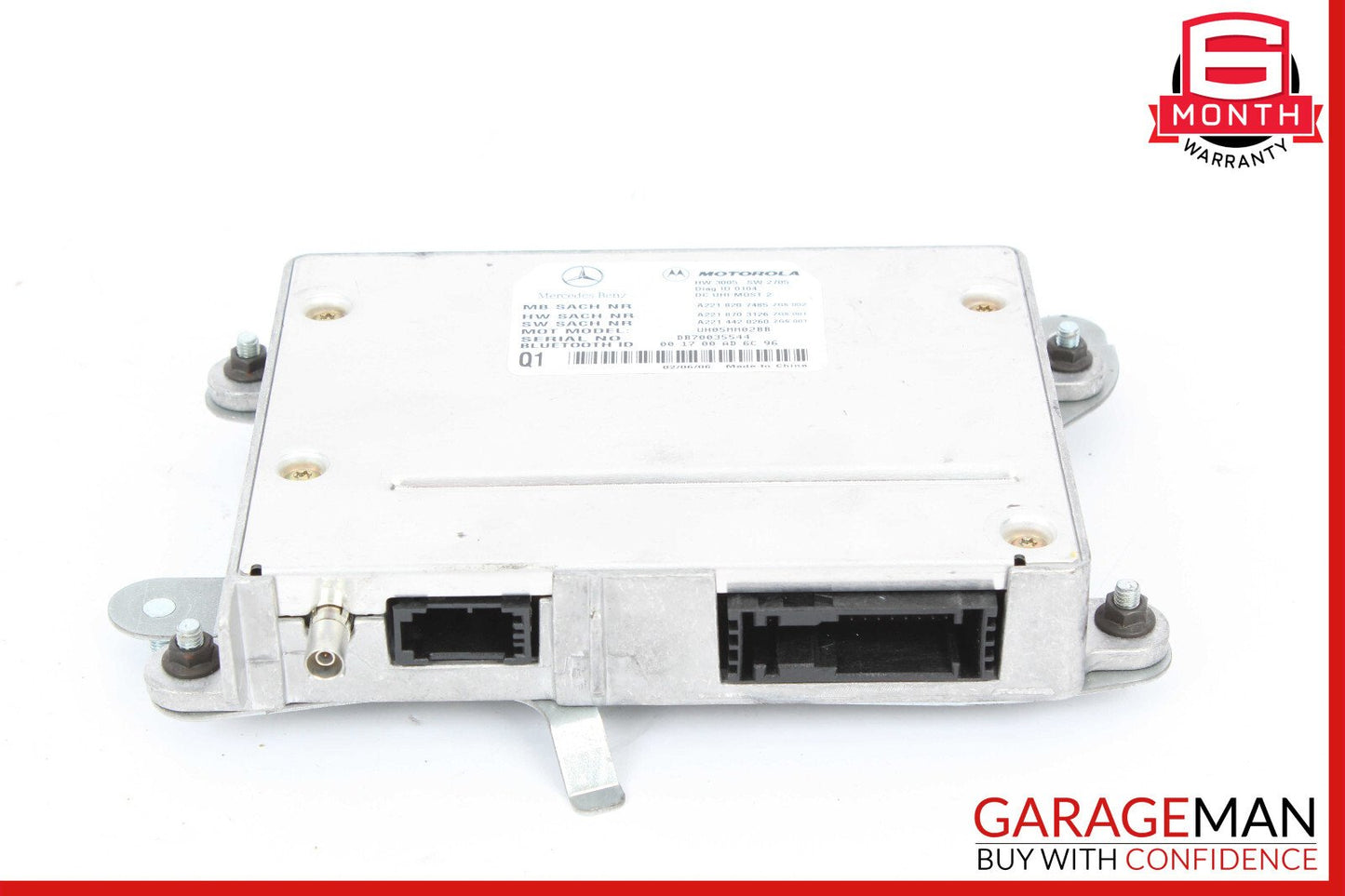 07-13 Mercedes W221 S550 S600 S63 AMG Bluetooth Control Module 2218207485 OEM