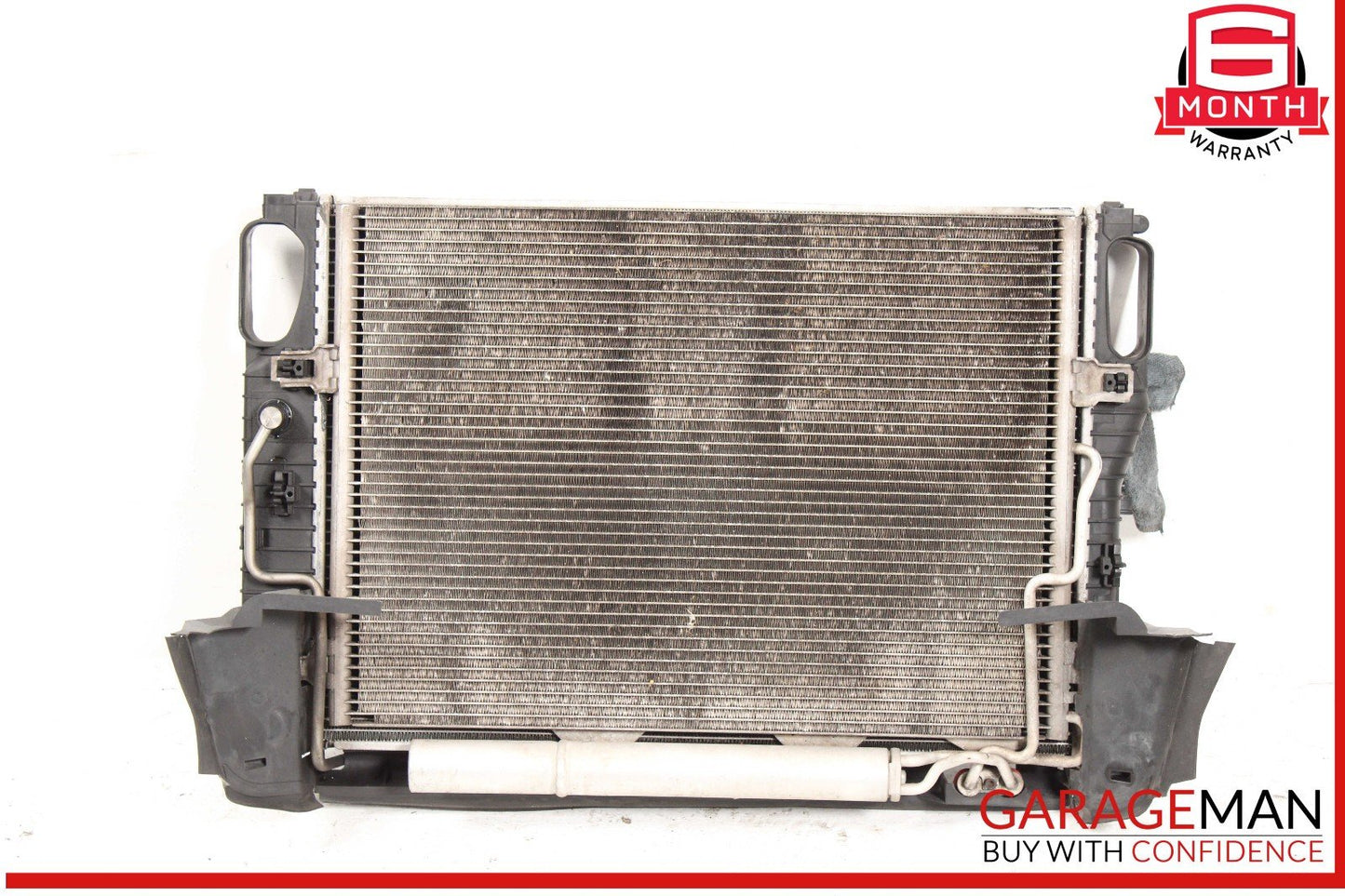 06-09 Mercedes W211 E350 Engine Water Cooling Radiator A/C Air AC Condenser OEM
