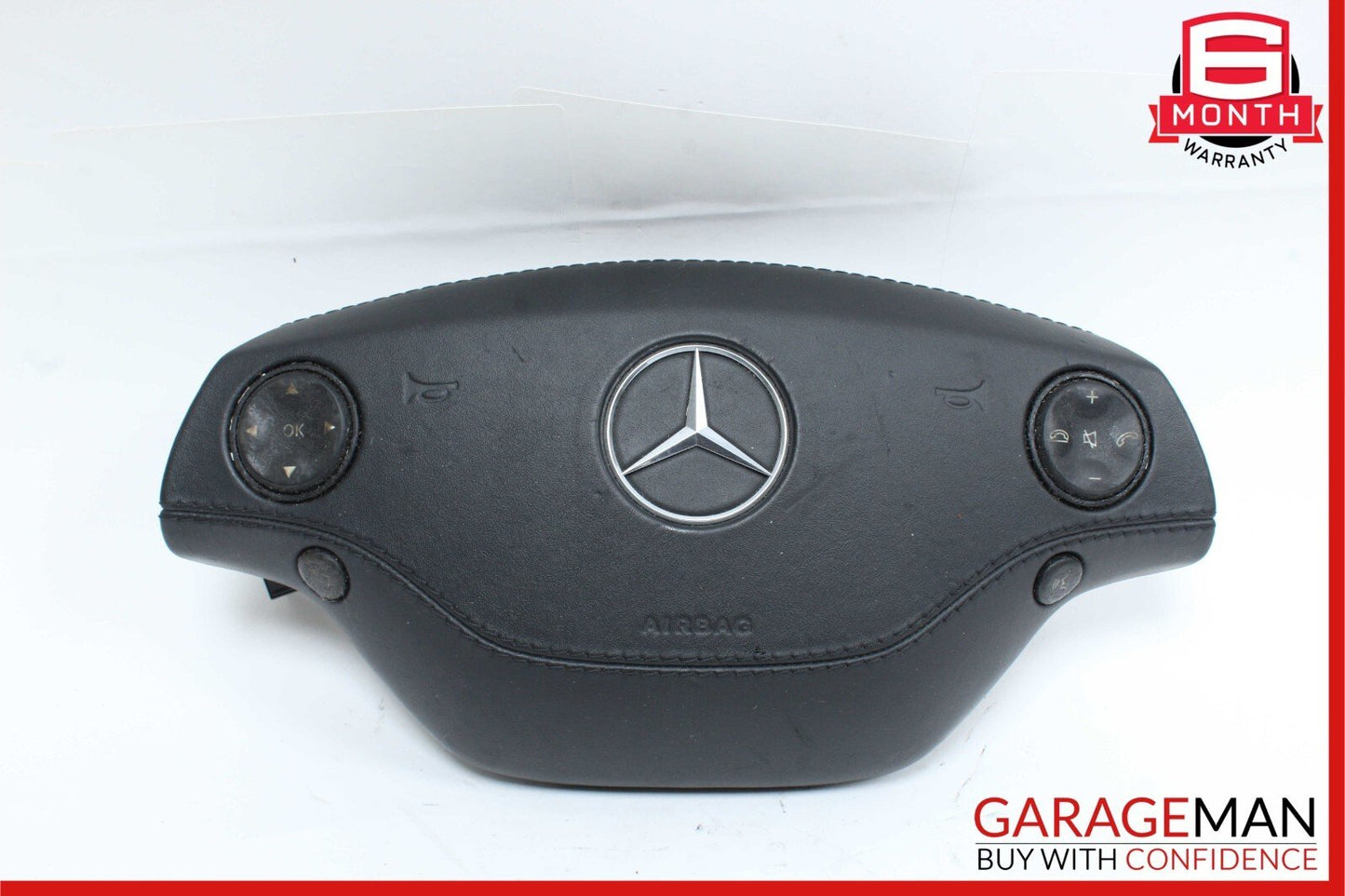 07-10 Mercedes W221 S600 S550 CL550 Steering Wheel Airbag Air Bag Black