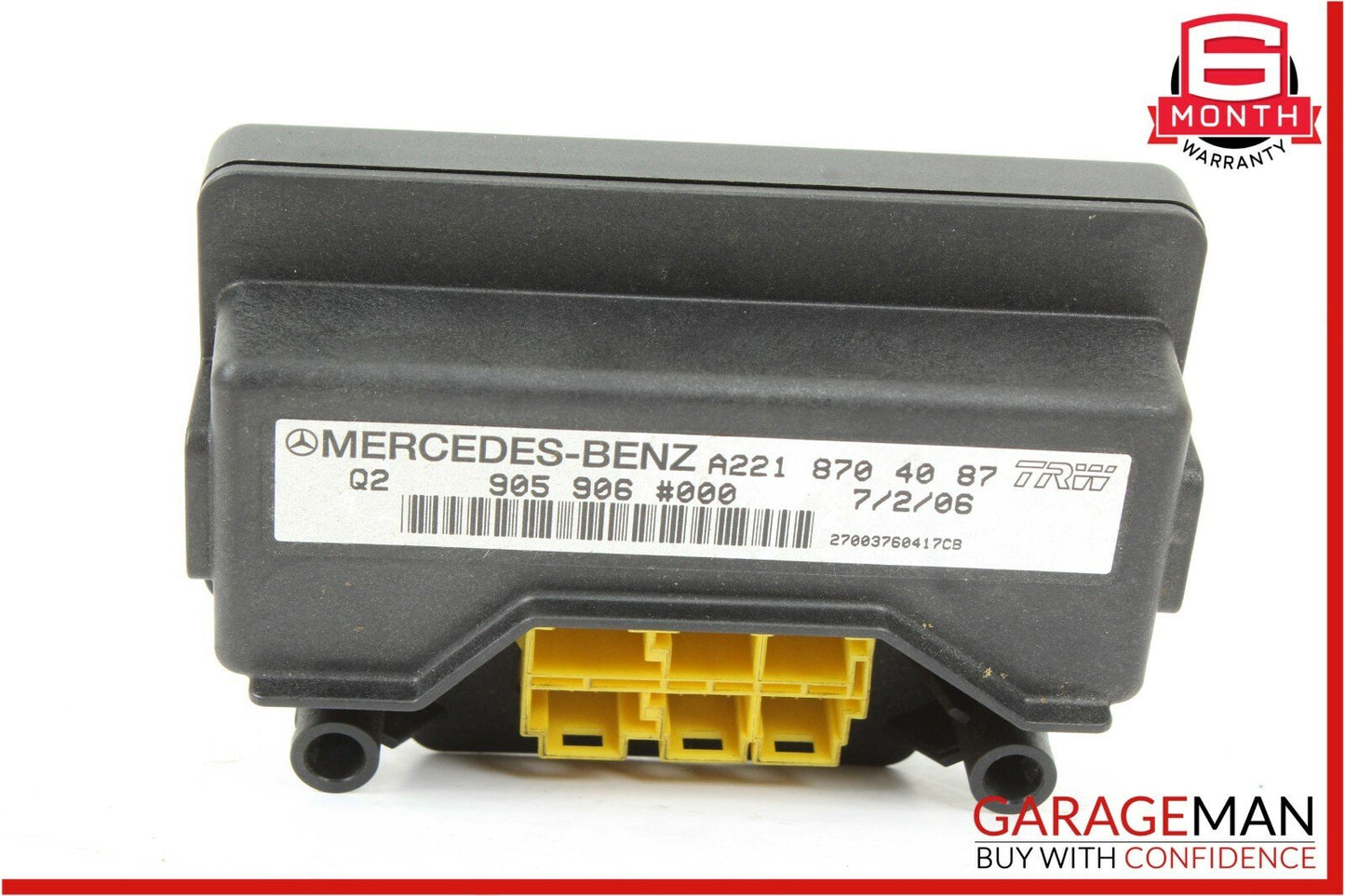 07-09 Mercedes W221 S550 Front Right Side Seat Occupancy Weight Sensor Module