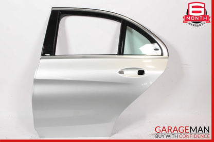 15-20 Mercedes W205 C300 C350e C400 Sedan Rear Left Side Exterior Door Shell OEM