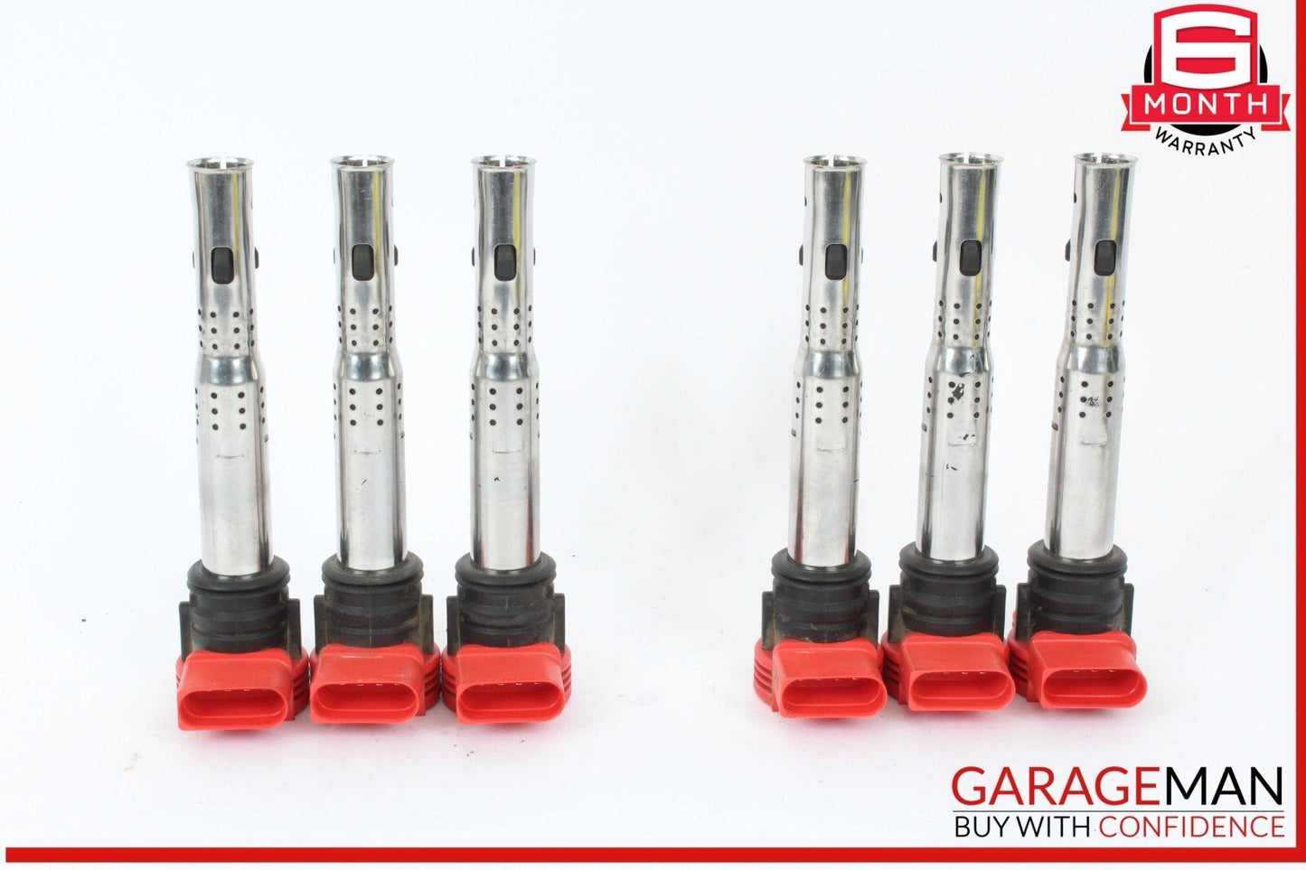 17-19 Audi Q7 Ignition Coil Coils Set of 6 06E905115F OEM