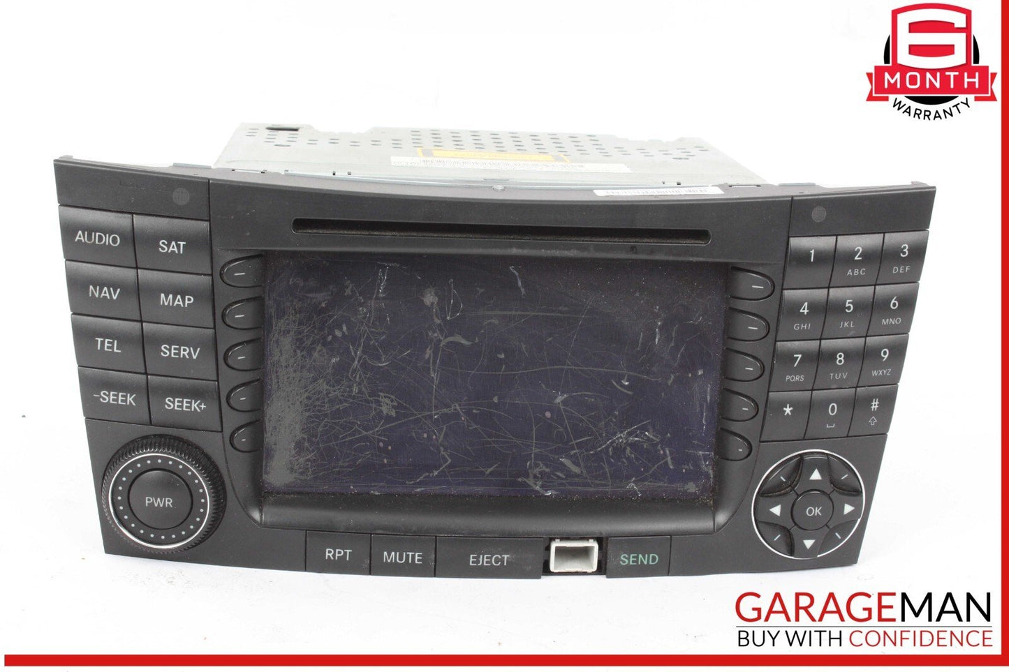 03-08 Mercedes W211 E350 Command Head Unit Receiver Navigation Radio CD Player