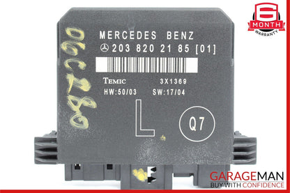 01-07 Mercedes W203 C280 C240 Rear Left Door Control Module 2038202185 OEM