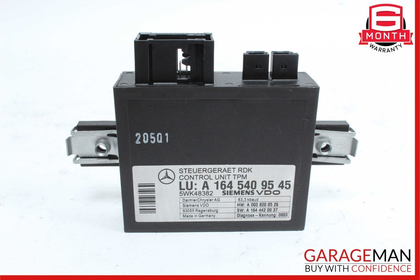 06-13 Mercedes SL500 E350 CL550 TPMS Tire Pressure Control Module Unit
