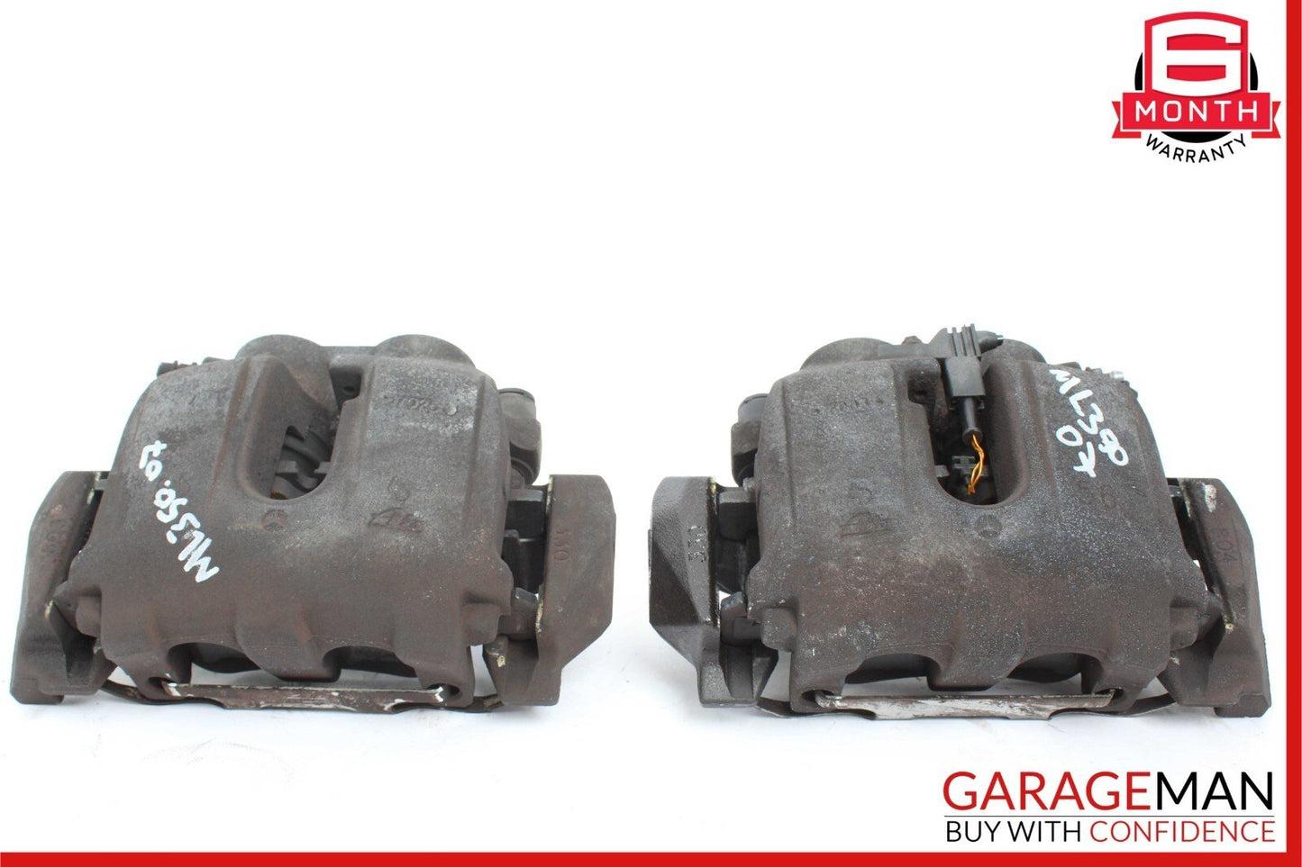 06-09 Mercedes W164 ML350 Front Left & Right Side Brake Caliper Calipers Set OEM