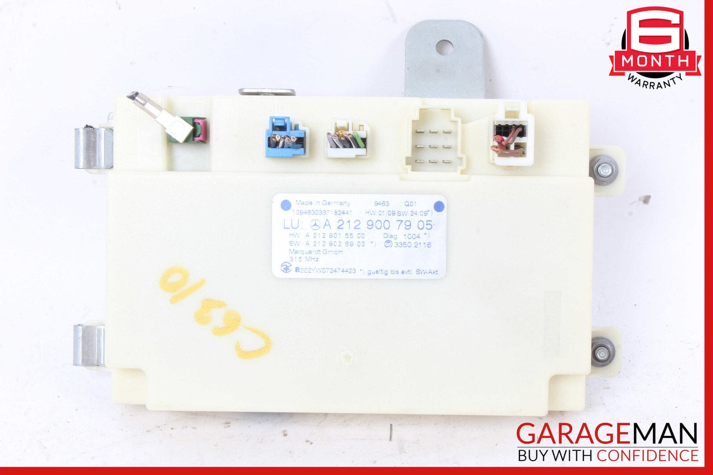 08-14 Mercedes W212 E350 C250 Keyless Go Entry Control Module Unit