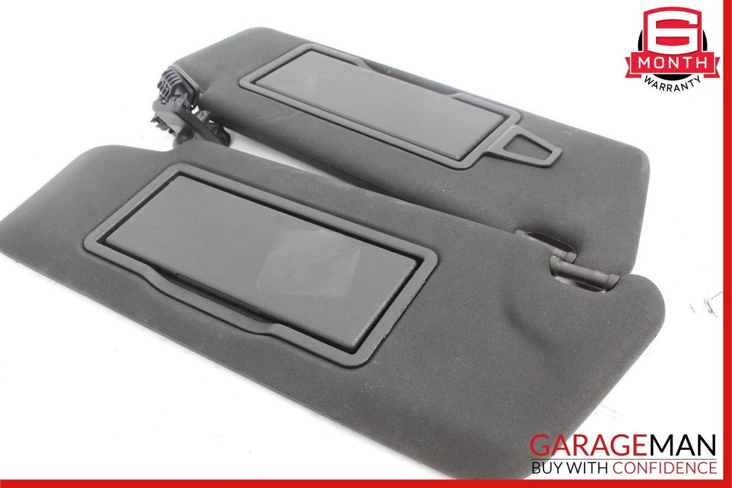 08-14 Mercedes W204 C250 Front Right and Left Sunvisor Sun Visor Set Black OEM