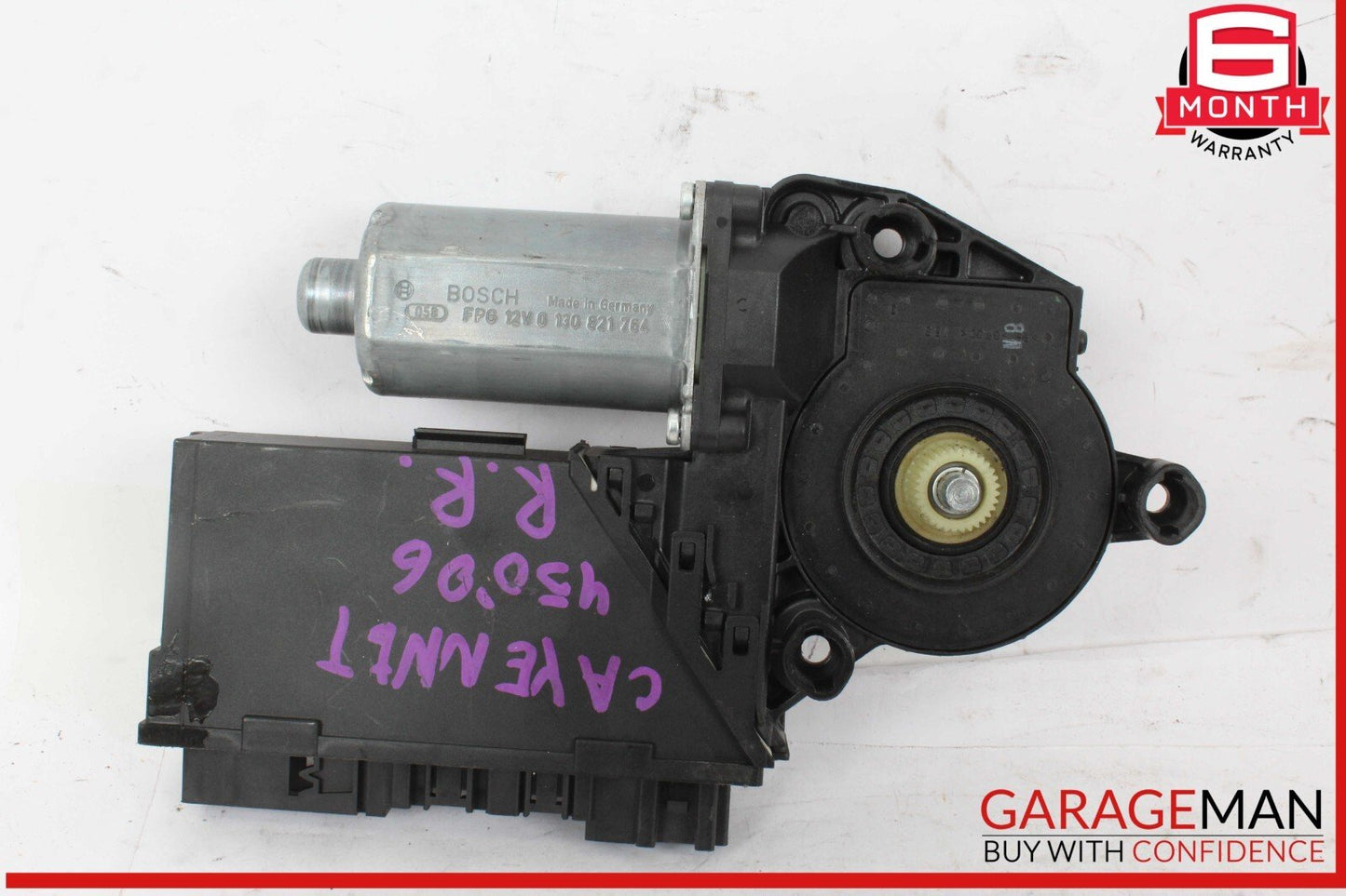 03-10 Porsche Cayenne 955 957 Rear Right Passenger Side Window Regulator Motor Unit OEM