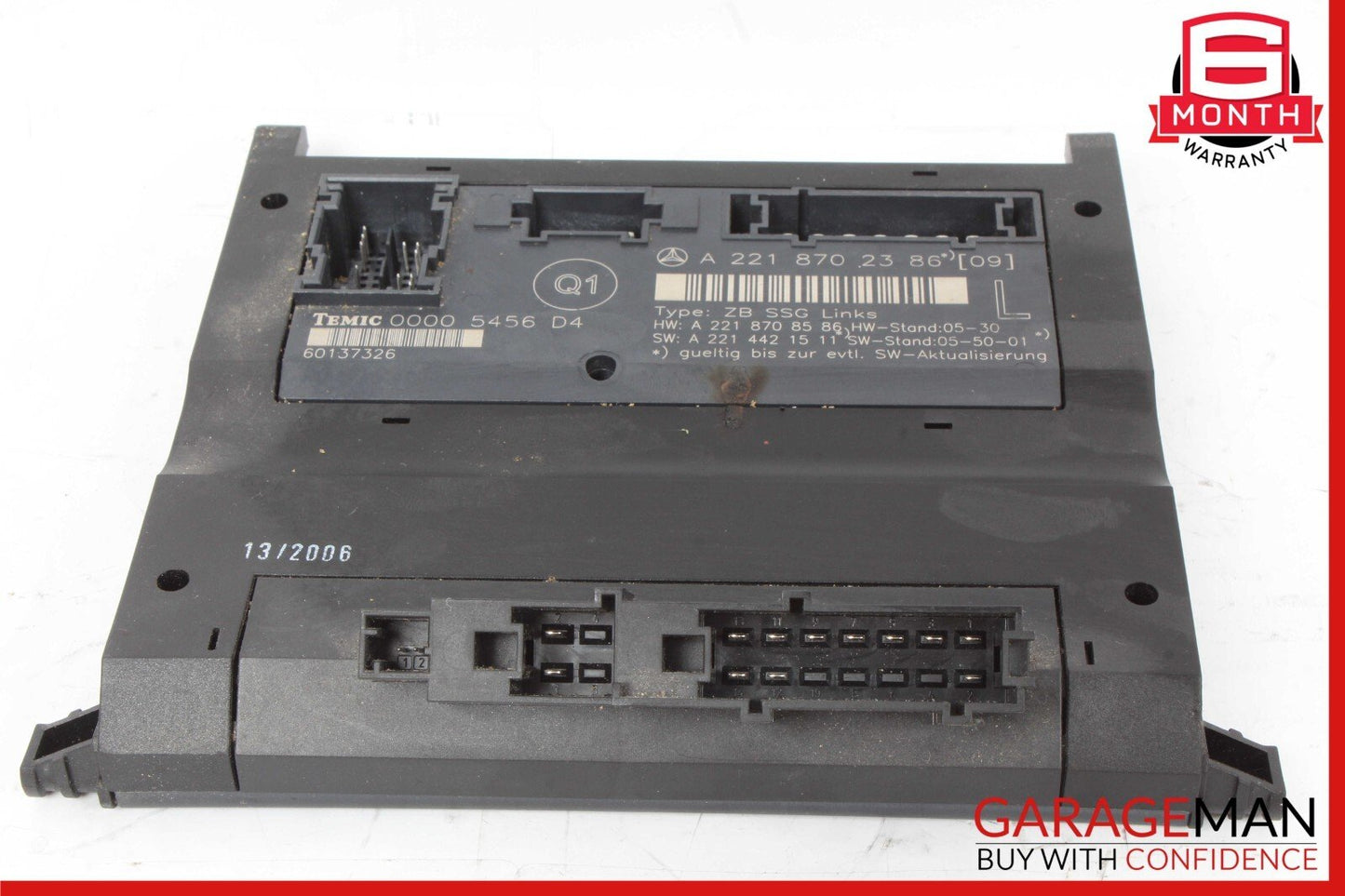 07-13 Mercedes W221 S550 S63 AMG Front Left Driver Under Seat Control Unit OEM