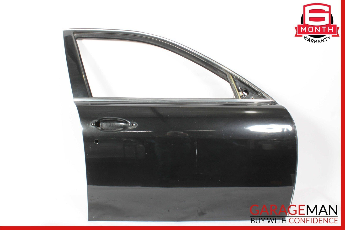 03-13 Maserati Quattroporte M139 Front Right Passenger Side Door Shell Black OEM