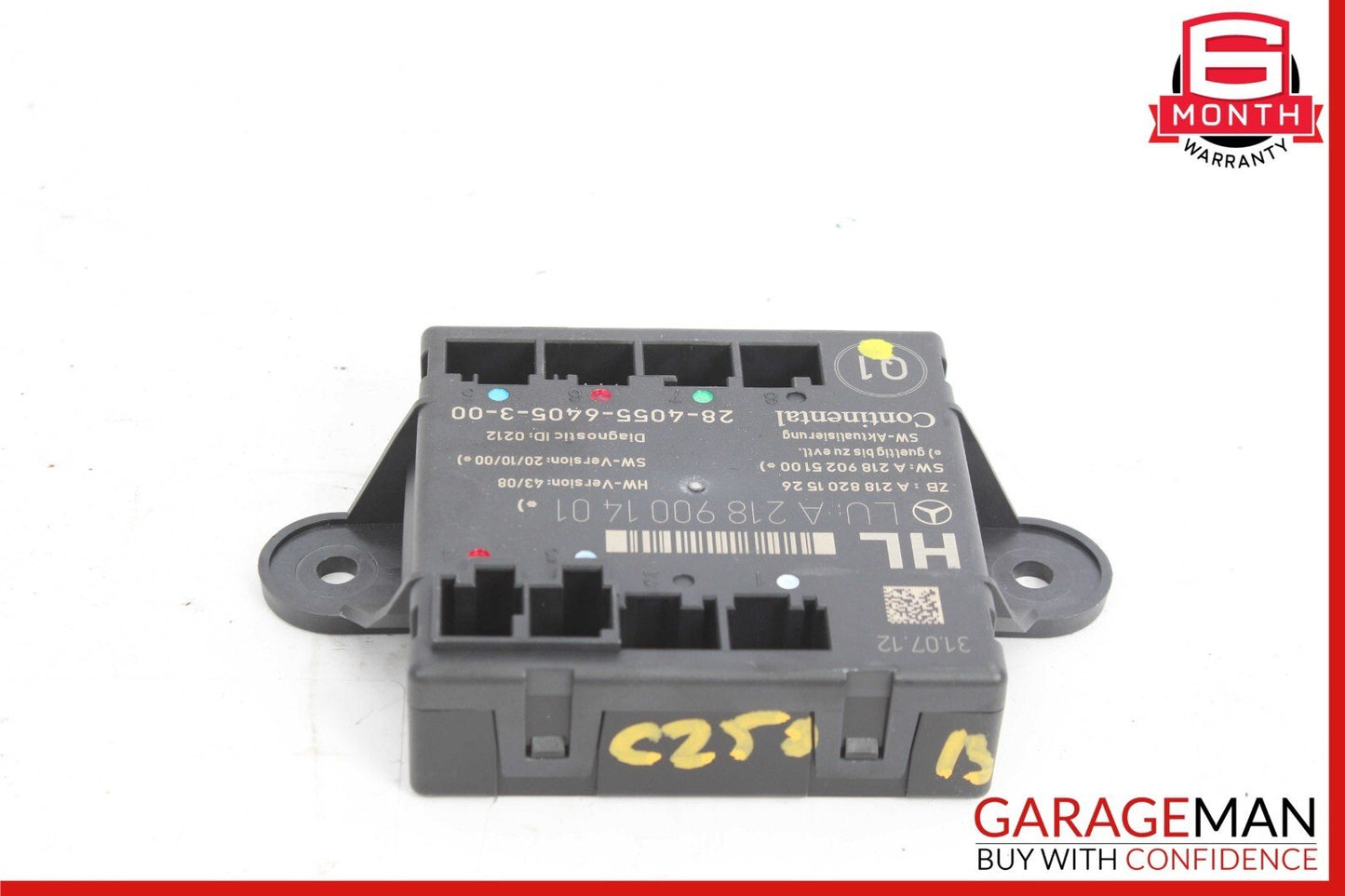 08-18 Mercedes W204 C250 CLS500 E350 C300 Rear Left Door Control Module Unit OEM