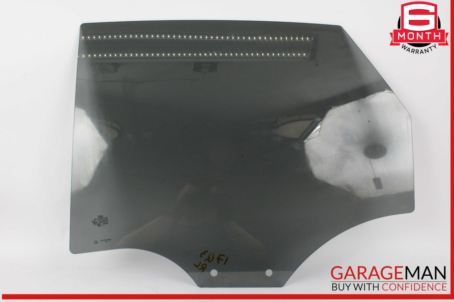 15-18 Audi Q3 Quattro Rear Left Driver Side Door Window Glass OEM