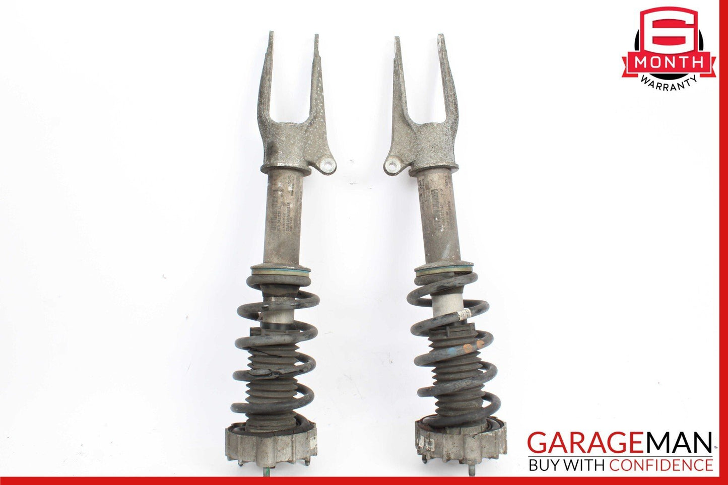 10-16 Porsche Panamera Front Right & Left Shock Absorber Coil Springs Set OEM