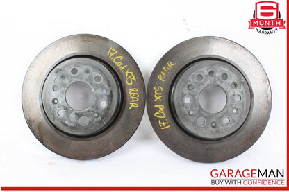 17-23 Cadillac XT5 Rear Left & Rear Right Side Disc Brake Rotor Rotors OEM