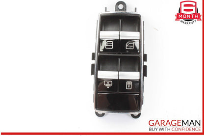 10-13 Mercedes W221 S400 Hybrid Rear Left Side Window Control Switch Black OEM
