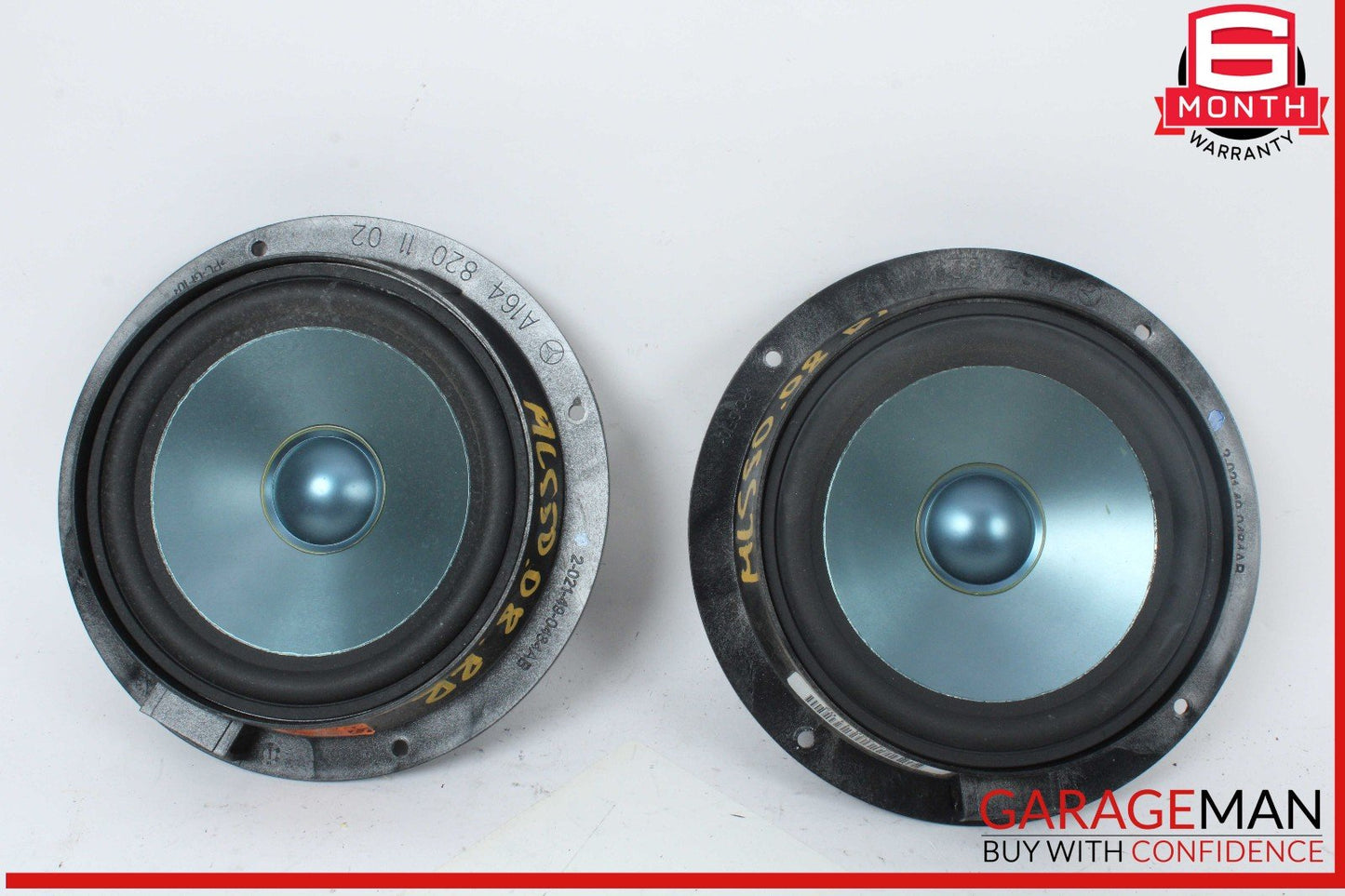 06-13 Mercedes W164 ML550 GL450 Rear Left & Right Side Audio Sound Speakers Set