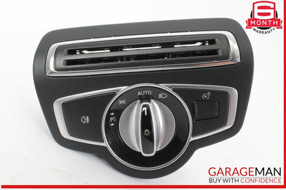 15-20 Mercedes W205 C300 C400 GLC300 Dash Headlight Switch Control Module OEM