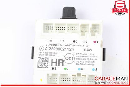 15-20 Mercedes W205 C300 C350e C400 Rear Right Side Door Control Module Unit OEM