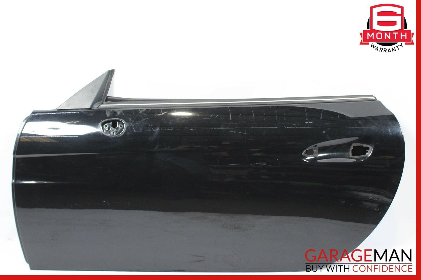 12-20 Mercedes R172 SLK350 Front Left Side Exterior Door Shell Panel Black OEM