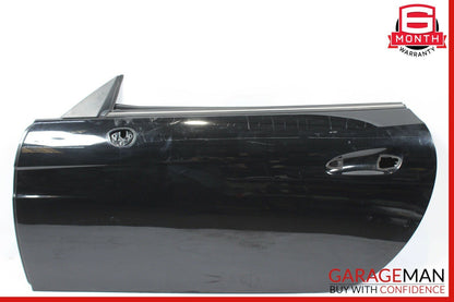 12-20 Mercedes R172 SLK350 Front Left Side Exterior Door Shell Panel Black OEM