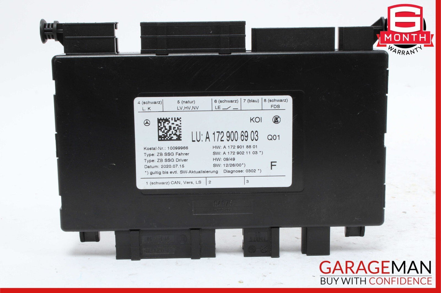08-18 Mercedes E550 SLK250 C250 Front Left Driver Side Seat Control Module Unit