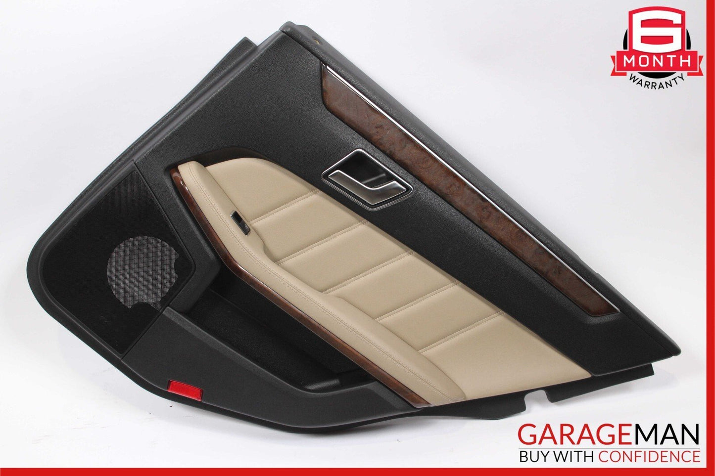 10-13 Mercedes W212 E350 E300 Rear Right Interior Door Panel Trim Assembly Beige