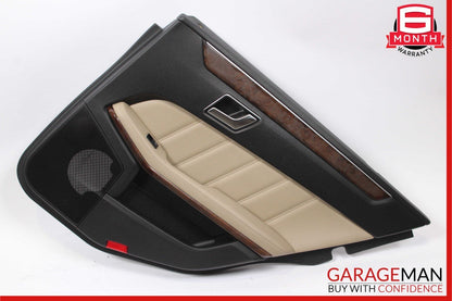 10-13 Mercedes W212 E350 E300 Rear Right Interior Door Panel Trim Assembly Beige