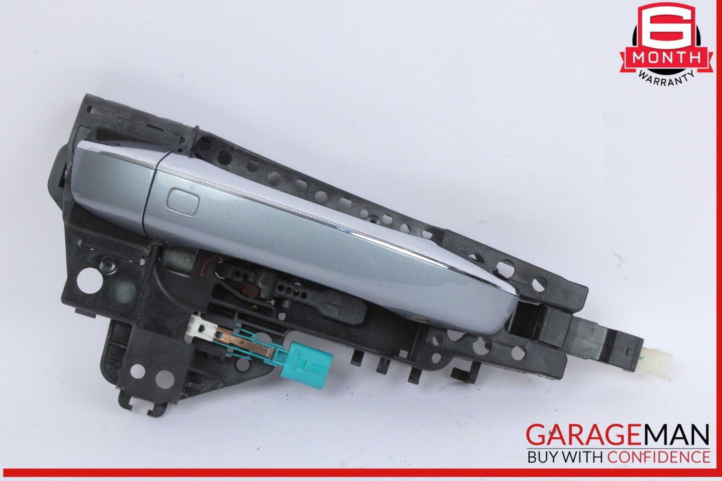 12-18 Audi A7 A6 Right Passenger Side Exterior Door Handle Silver 4H0837886 OEM