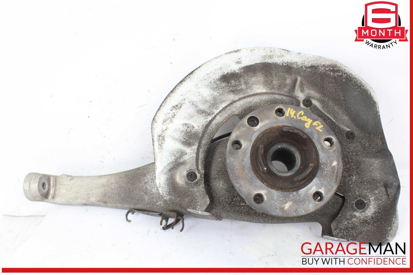 11-18 Porsche Cayenne 958 Front Left Driver Side Spindle Knuckle Hub Bearing OEM