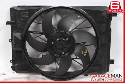 08-18 Mercedes SLK350 C350 CLS400 Engine Cooling Fan Shroud Motor Assembly
