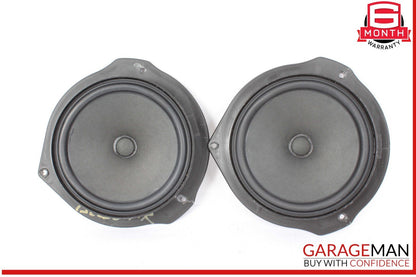 08-14 Mercedes W204 C250 Front Right & Left Door Sound Speakers Set of 2 OEM