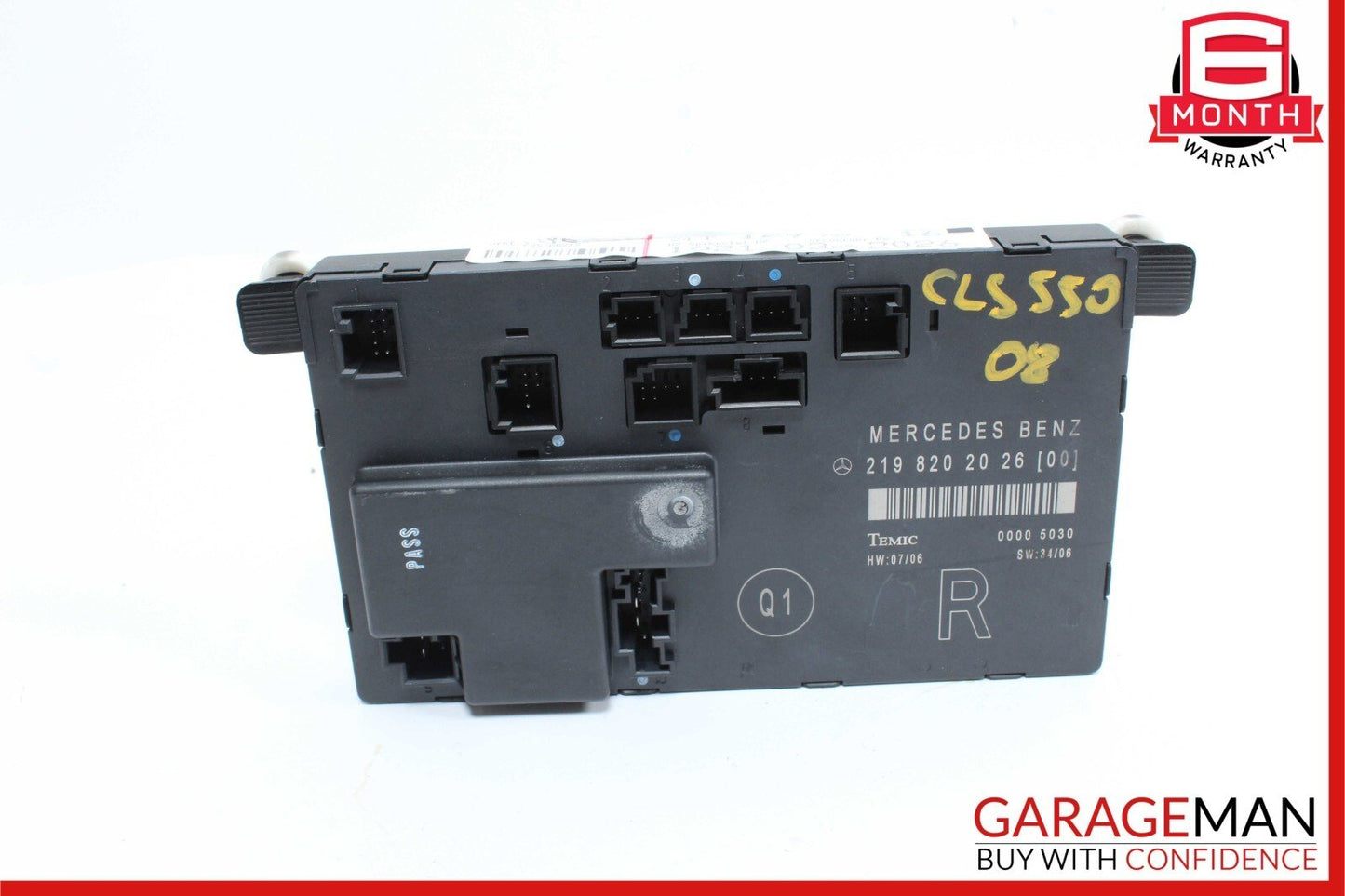 06-11 Mercedes W219 CLS550 Front Right Passenger Side Door Controller Module