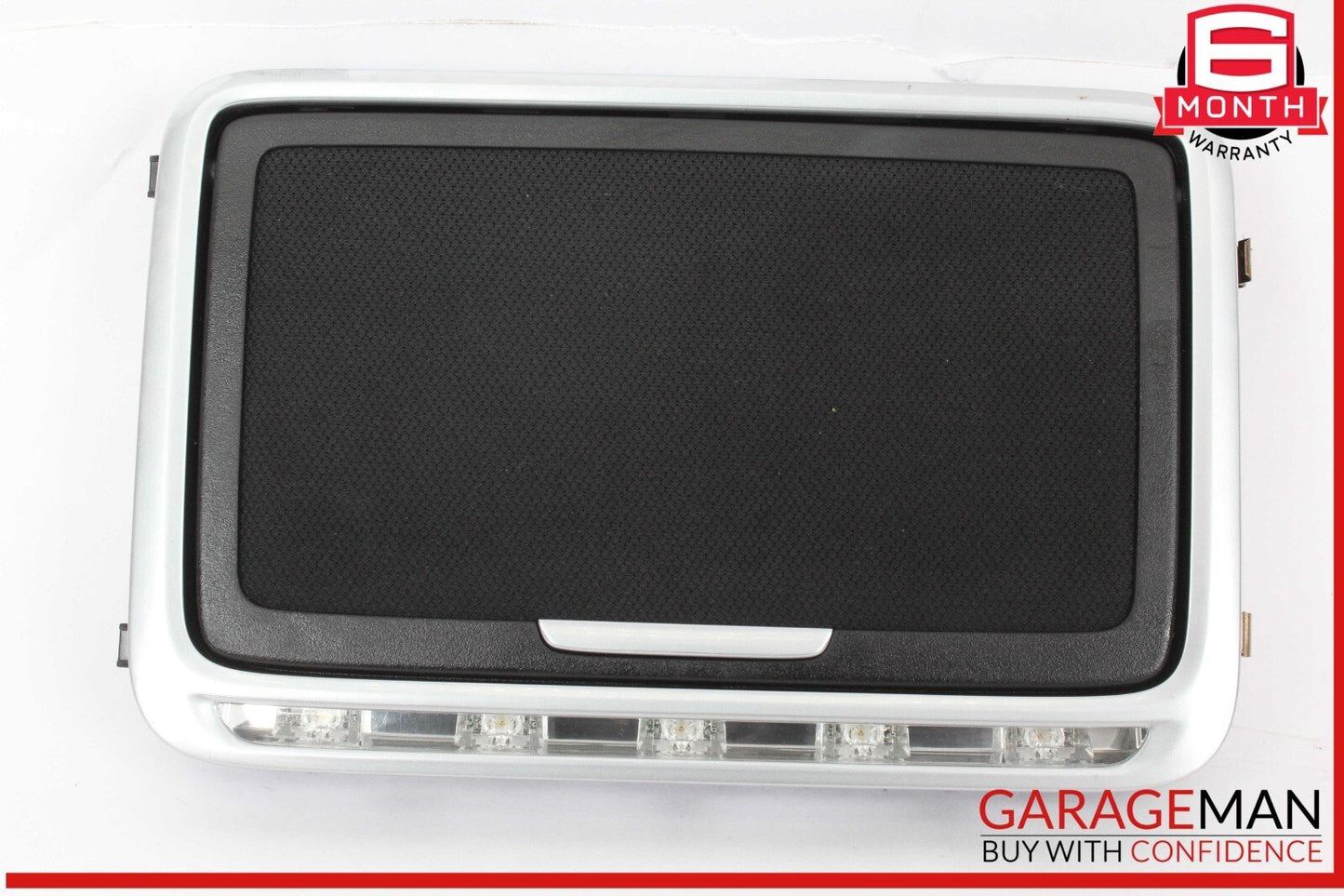 14-17 Mercedes W222 S550 Rear Overhead Vanity Mirror Black 2228100717 OEM