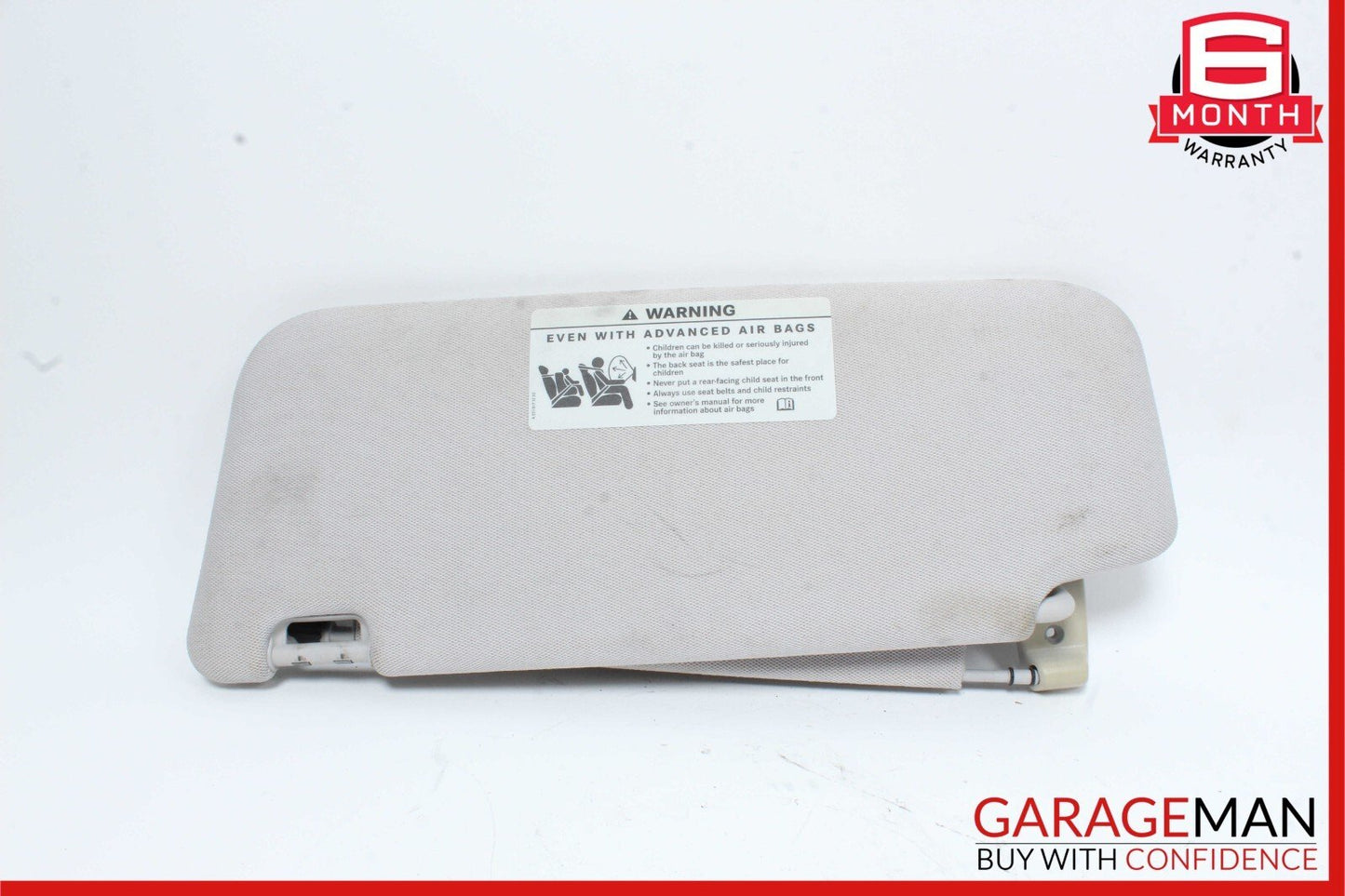 07-09 Mercedes W211 E350 E500 Right Side Sunvisor Sun Visor Shade Cover Gray OEM
