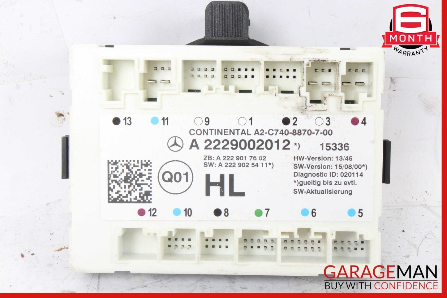 14-17 Mercedes W222 S550 S600 Rear Left Side Door Control Module OEM