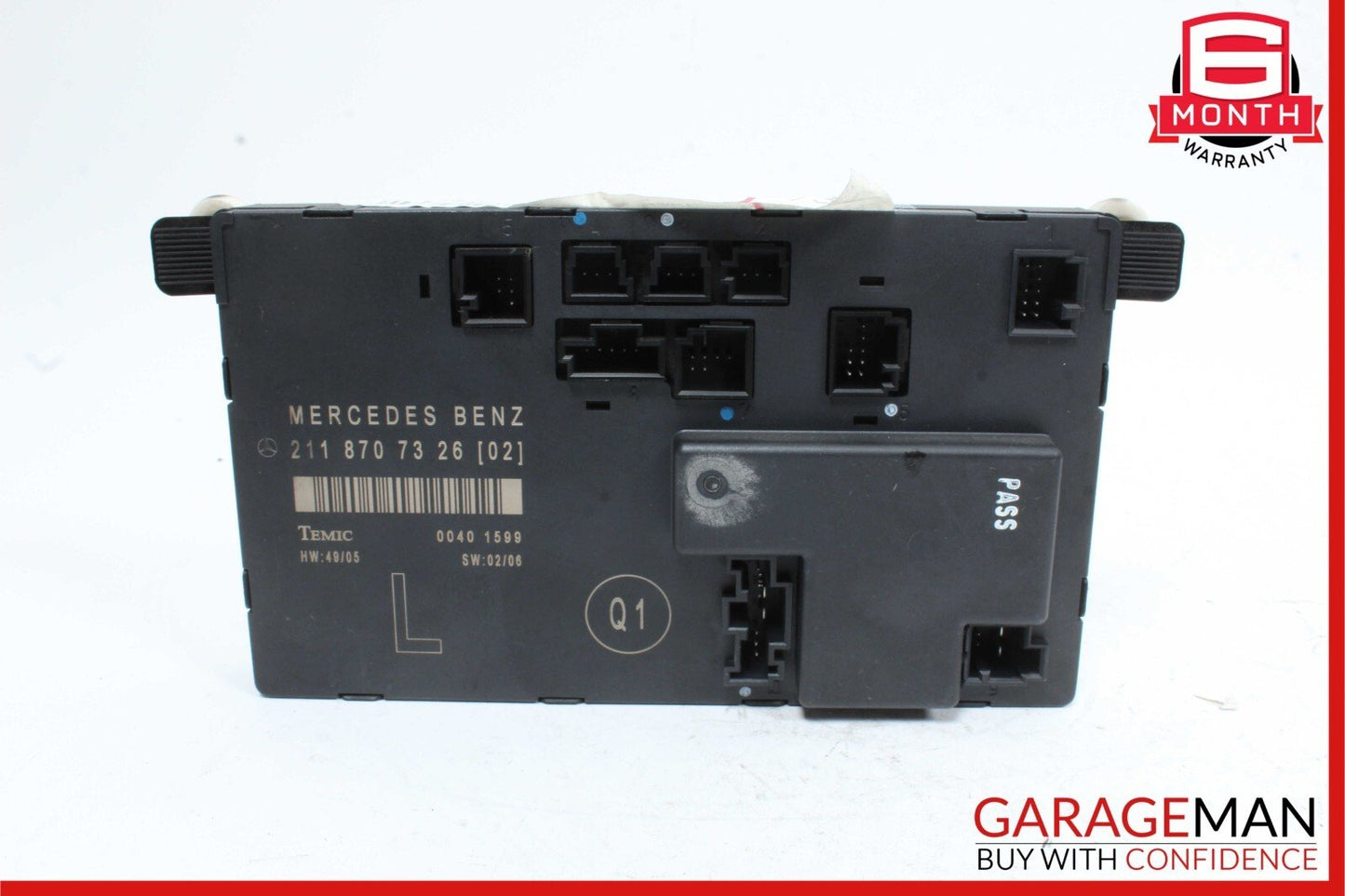 03-09 Mercedes W211 E550 E350 E63 AMG Front Left Side Door Control Module Unit
