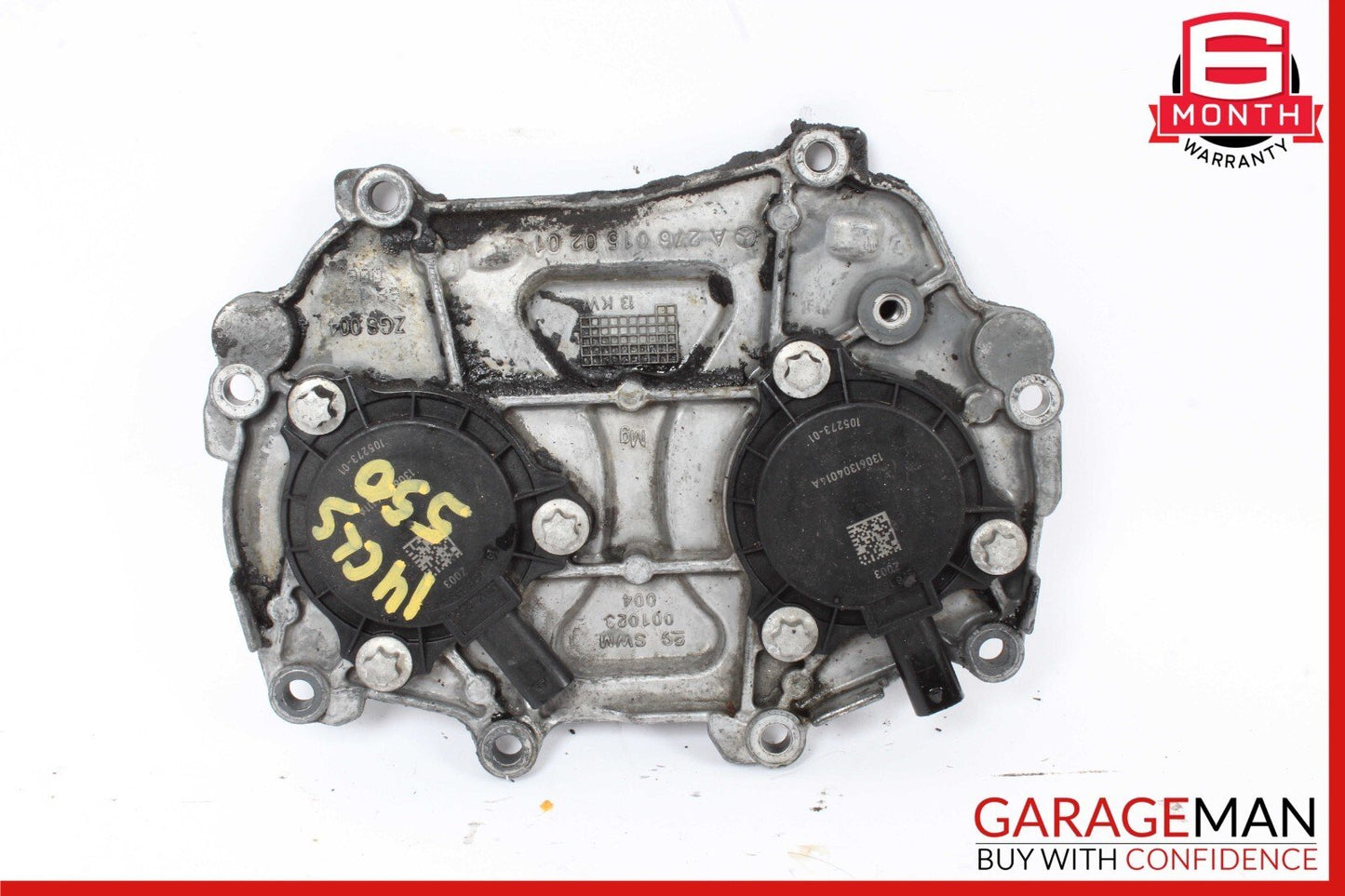 12-18 Mercedes CLS550 E550 Front Left / Right Engine Timing Chain Cover Plate