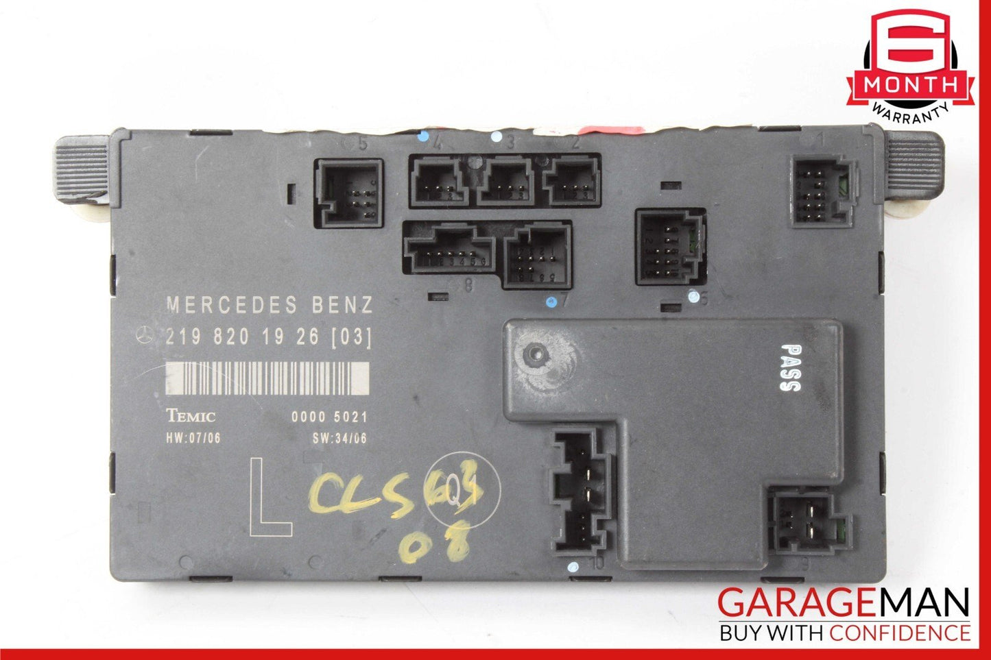 06-11 Mercedes W219 CLS63 CLS55 AMG Front Left Driver Door Control Module Unit