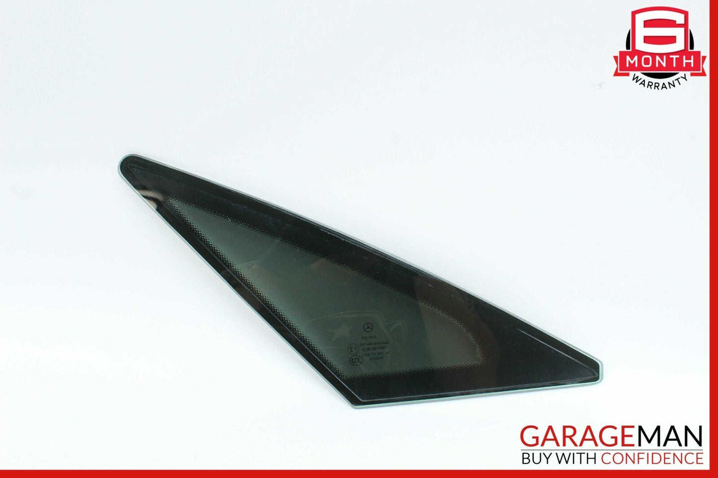 10-13 Mercedes W207 E350 E550 Coupe Rear Left Side Quarter Window Glass OEM
