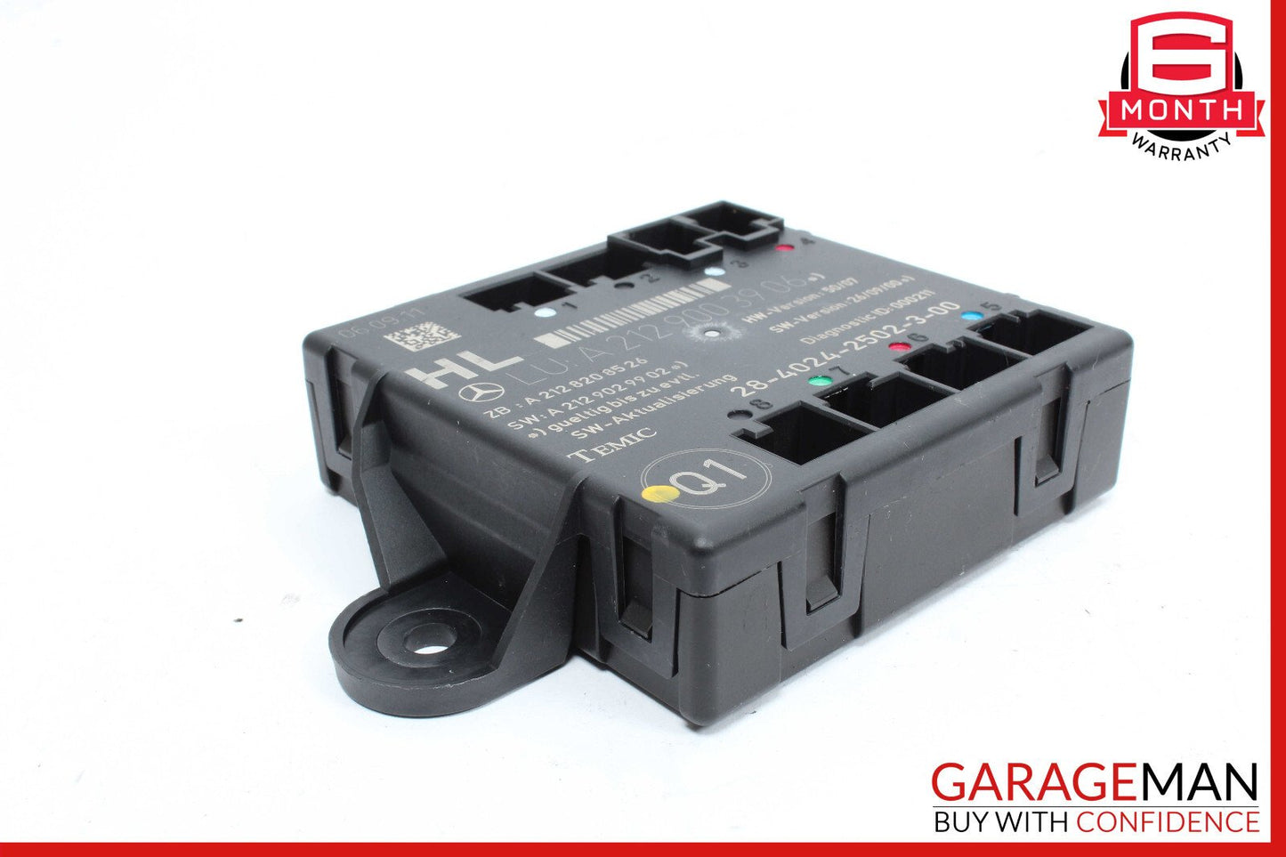 08-14 Mercedes-Benz C250 W204 Left Rear Door Control Module 2129003906 OEM