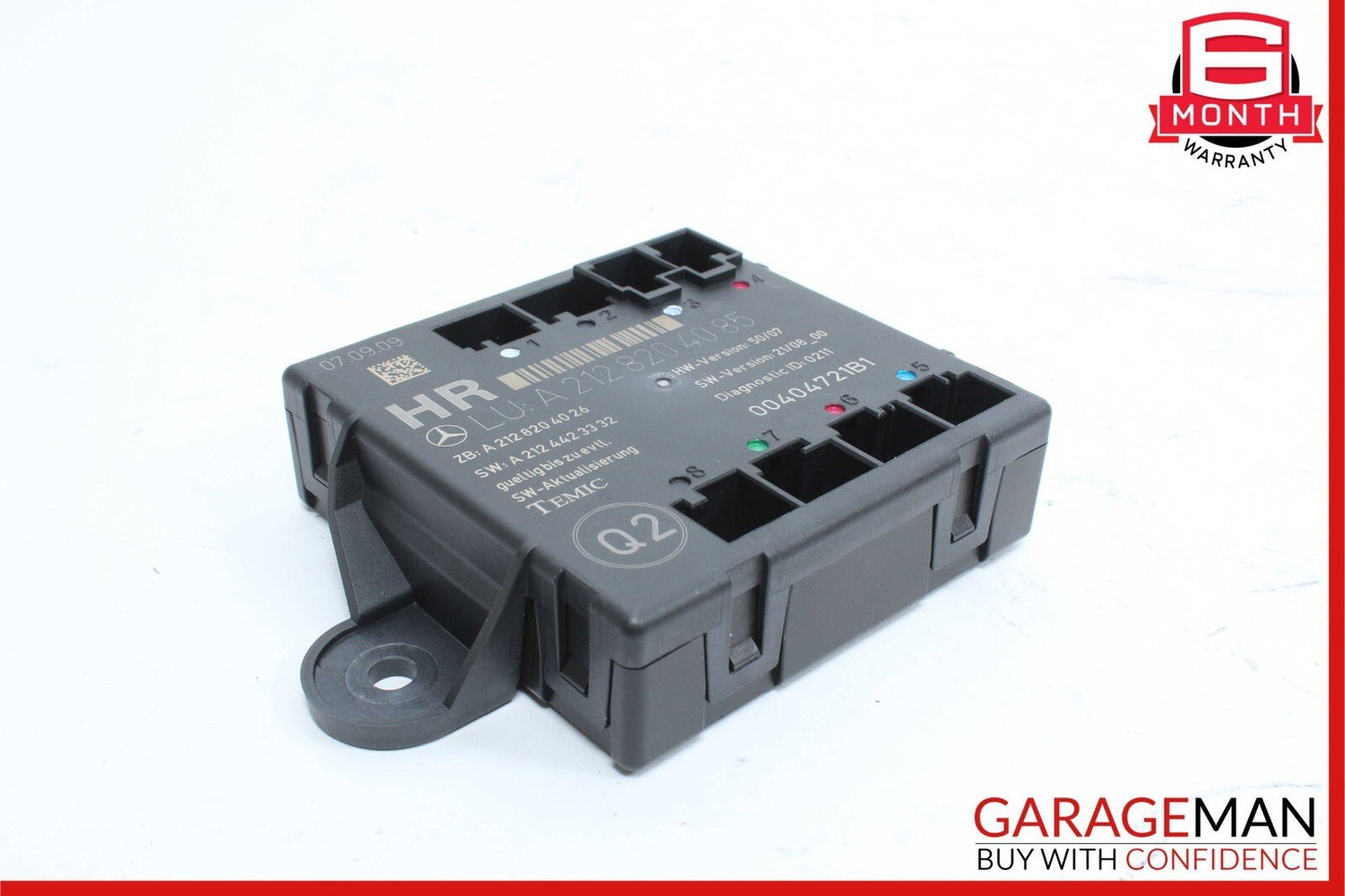 08-18 Mercedes W212 E350 C350 C300 Rear Right Side Door Control Module Unit OEM