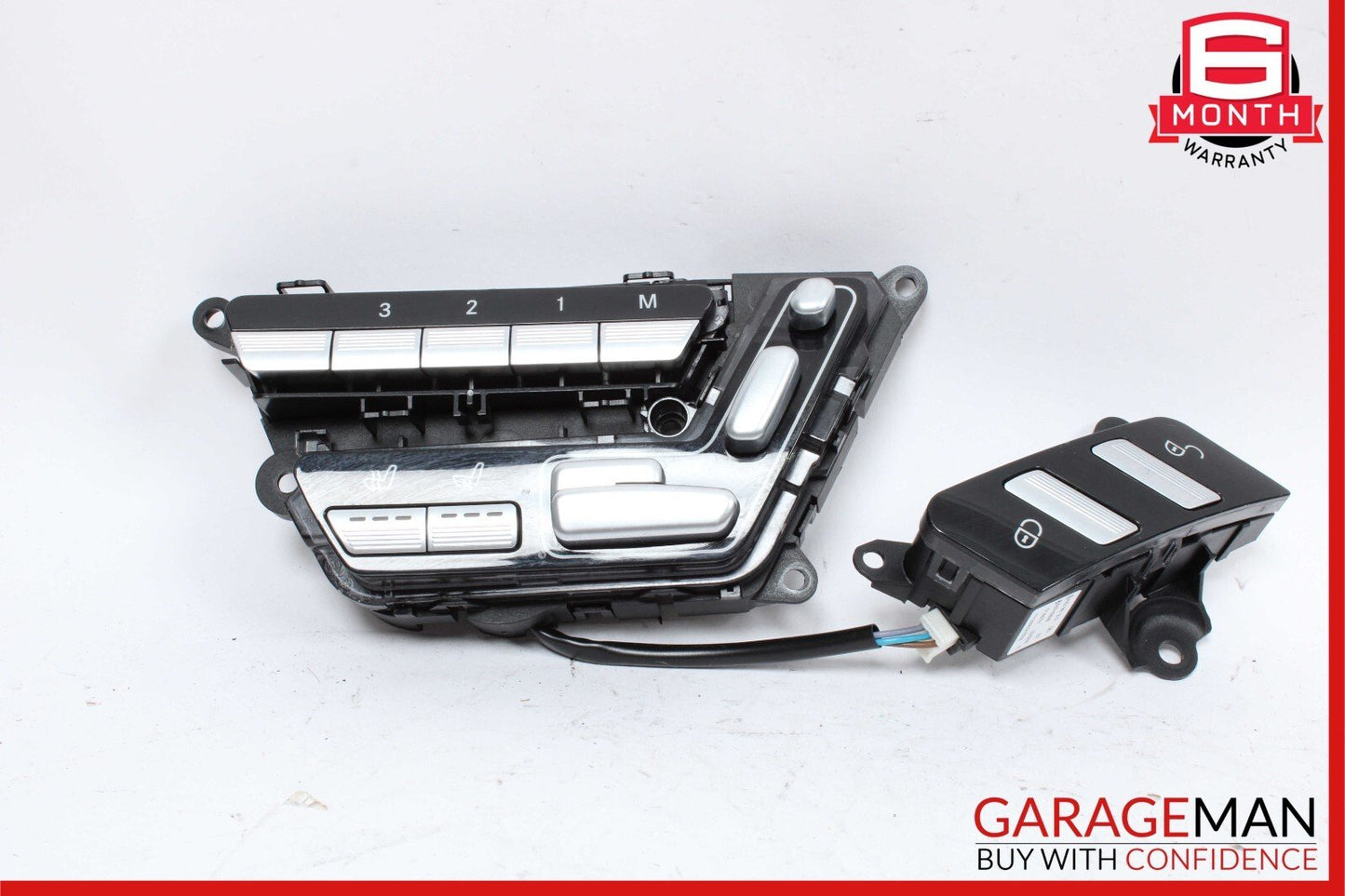 07-14 Mercedes W221 S550 CL600 Front Right Side Seat Control Switch Set OEM