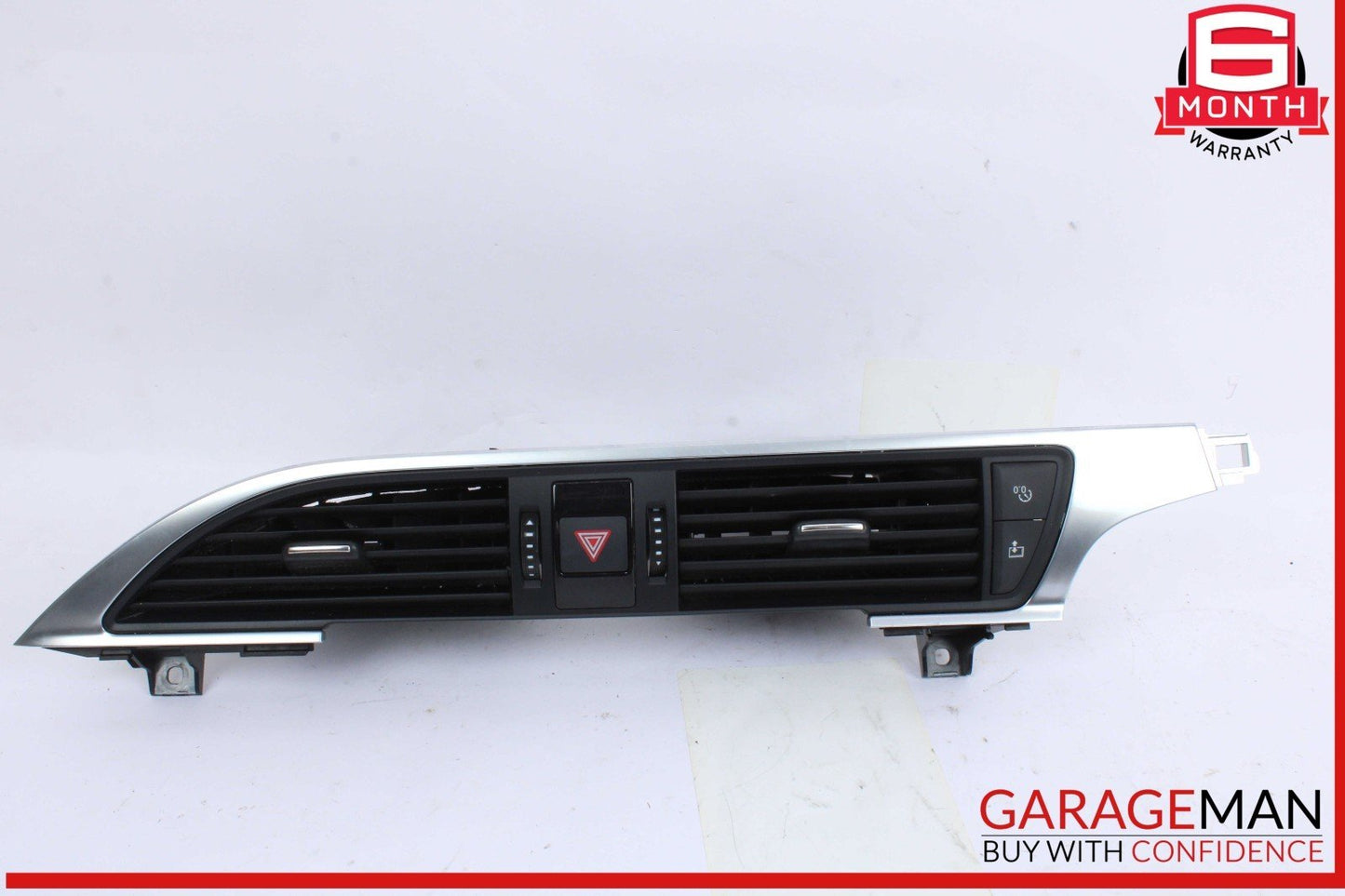 12-18 Audi A7 Front Center Dash Dashboard AC A/C Air Vent w/ Hazard Light OEM
