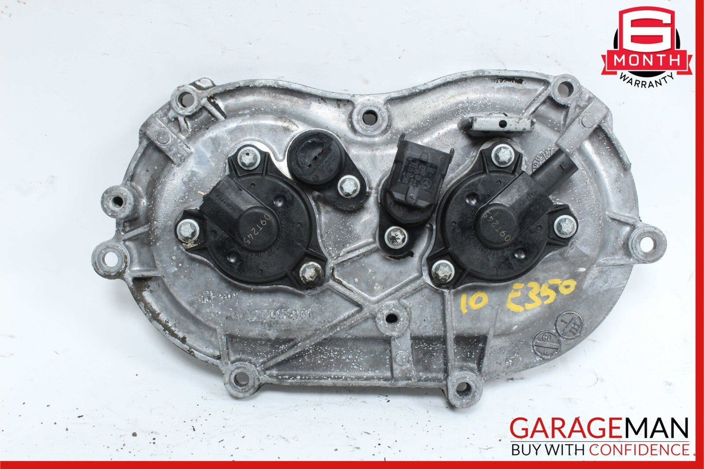 06-13 Mercedes W212 E350 S550 Front Right Engine Timing Chain Cover Plate OEM