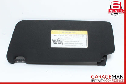 08-14 Mercedes W204 C250 Front Right Side Sun Visor Sunvisor Shade Black OEM