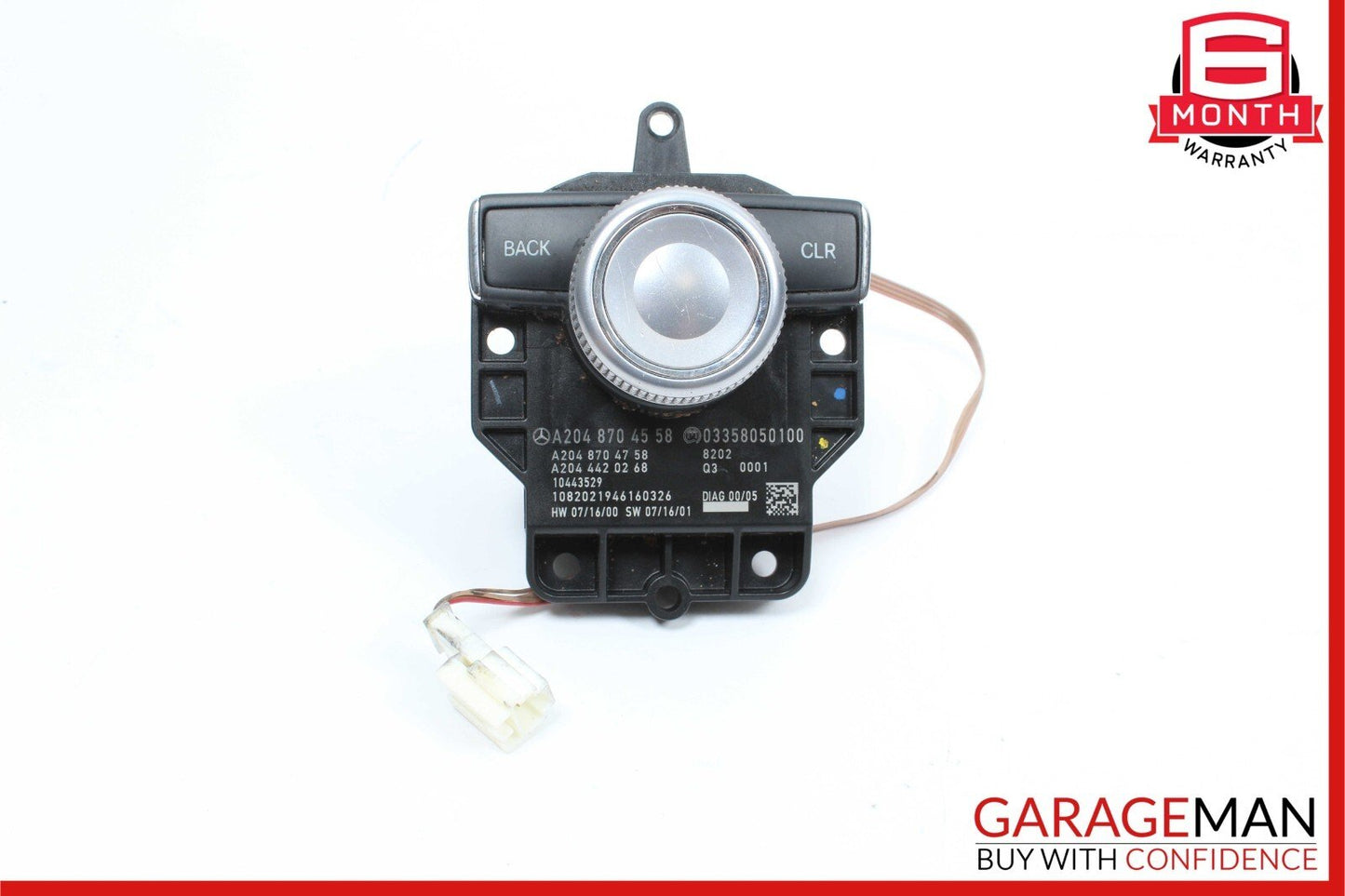 08-12 Mercedes C300 Console Command Controller Knob Multi Switch Module OEM